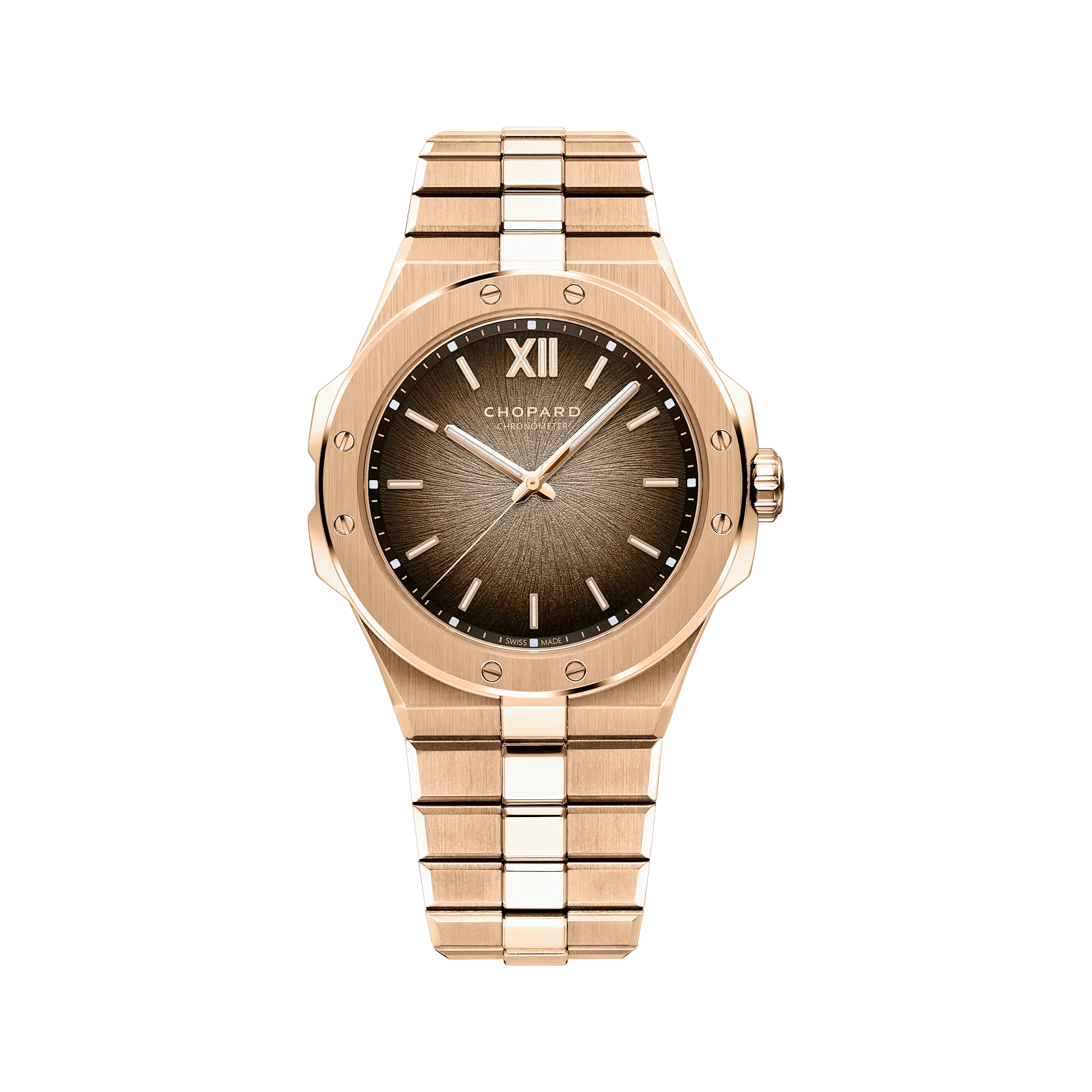 Rose Gold Mesh Watch