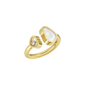 18K Gold Stacked Ring Set