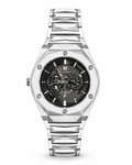 Men’s Silver Chronograph Watch – Stainless Steel Bracelet & Luxury Design