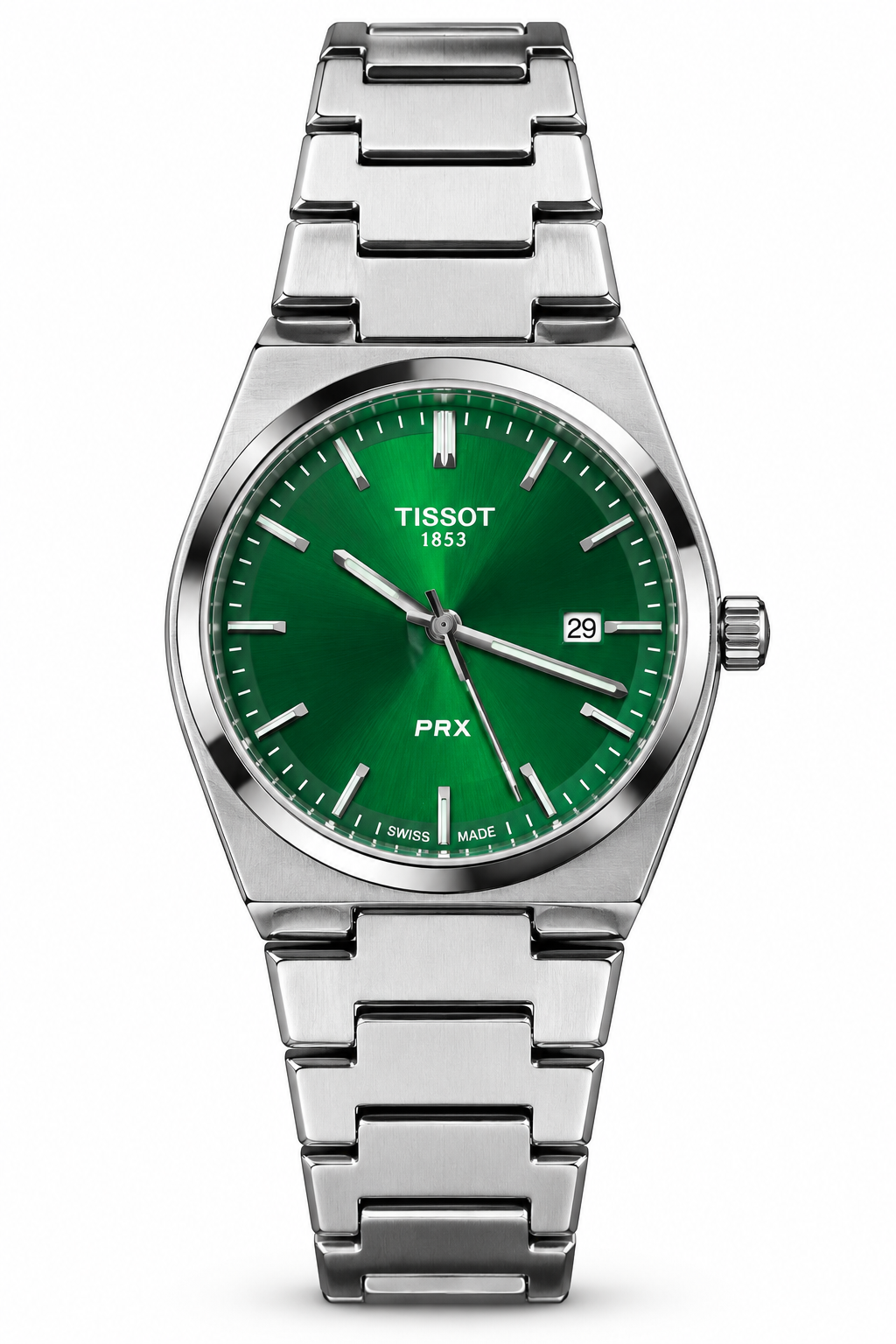 Men’s Automatic Stainless Steel Watch – Date Display, Exhibition Back & Premium Metal Bracelet